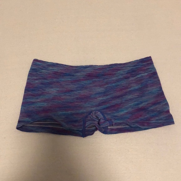 Blue and purple work out shorts size 6 - Picture 1 of 1